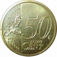 Moeda 50 centimos de euro - Italia - 2010 - FC