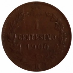 Moeda 1 centesimos - Italia - 1900