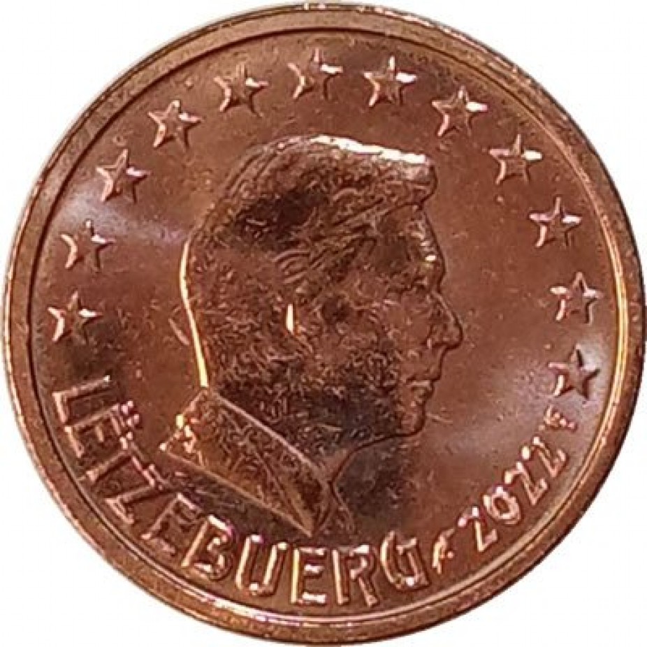 2 Centimos De Euro Luxemburgo 2022 FC