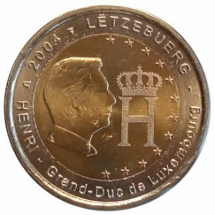 Moeda 2 Euros - Luxemburgo - 2004 FC - Comemorativa