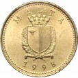 Moeda 1 centavo Malta 1998