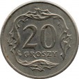 Moeda 20 groszy - Polonia - 2008