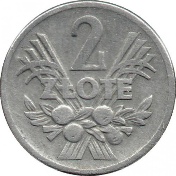 Moeda 2 zlote - Polonia - 1959
