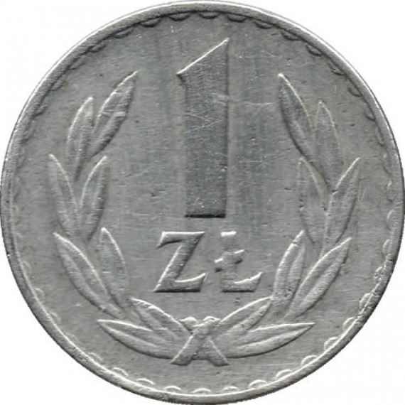 Moeda 1 zloty - Polonia - 1949