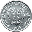 Moeda 50 groszy - Polonia - 1965