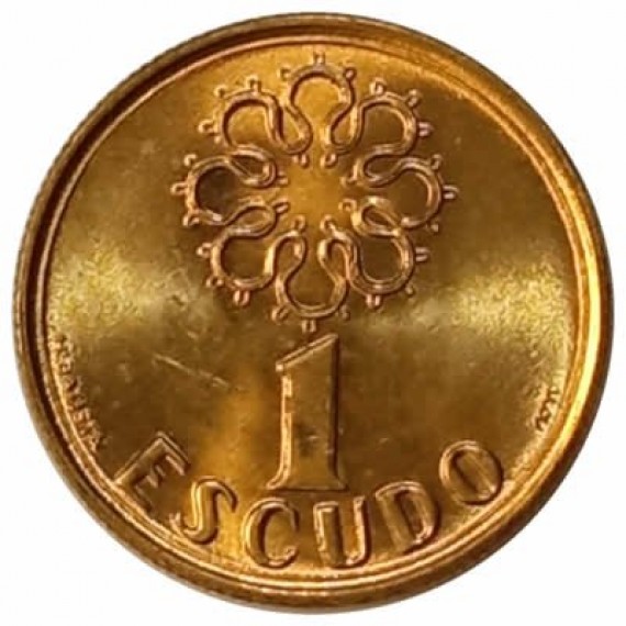 Moeda 1 escudo - Portugal - 1992 - SOB/FC