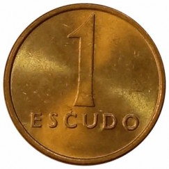 Moeda 1 escudo - Portugal - 1983 - SOB/FC
