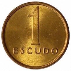 Moeda 1 escudo - Portugal - 1984 - SOB/FC