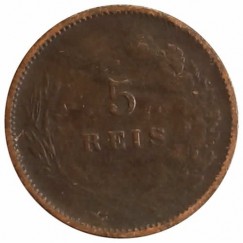 Moeda 5 Reis - Portugal - 1893