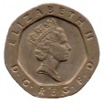 Moeda 20 pence - Reino Unido - 1993