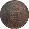 Moeda 1 penny - Reino Unido - 1984