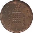 Moeda 1 penny novo - Reino Unido - 1976