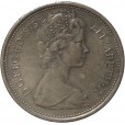 Moeda 5 pence novos - Reino Unido - 1975
