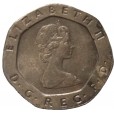 Moeda 20 pence - Reino Unido - 1984