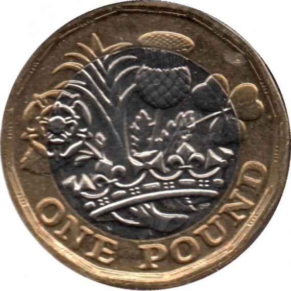 Moeda 1 libra - Reino Unido - 2016