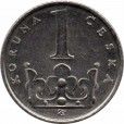 Moeda 1 coroa - Republica Tcheca - 1996