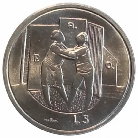 Moeda 5 Liras - San Marino - 1976