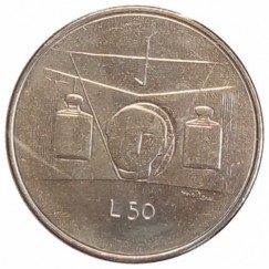 Moeda 50 Liras - San Marino - 1976
