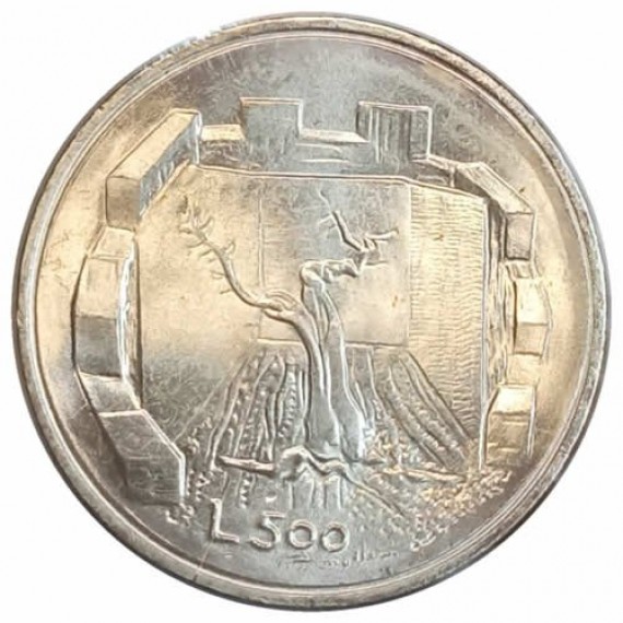 Moeda 500 Liras - San Marino - 1976