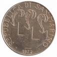 Moeda 100 Liras - San Marino - 1972