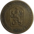 Moeda 1 coroa - Tchecoslovaquia - 1969