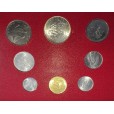 Cartela c/8 moedas  - Vaticano - 1972 MCMLXXII