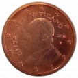 Moeda 1 centimos de euro  - vaticano - 2015