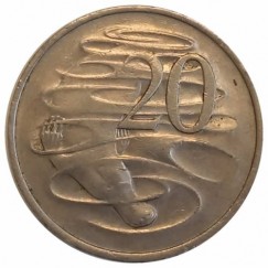 Moeda 20 cêntimos - australia - 1982