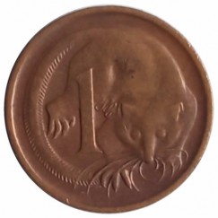 Moeda 1 cêntimo - Australia - 1973