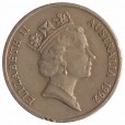 Moeda 10 cêntimos - Australia - 1992