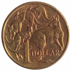 Moeda 1 dólar - Australia - 1998