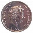 Moeda 1 cêntimo - Ilhas Cook - 2003 - Comemorativa
