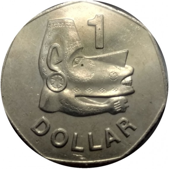 Moeda 1 dolar - Ilhas Salomão - 2005