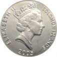 Moeda 20 centavo de dolar - Ilhas Salomão - 2005