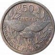 Moeda 50 centimos - Nova Caledônia - 1949 FC