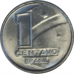  1 Centavo de Cruzado Novo  FC - Brasil - 1989 - REF:404