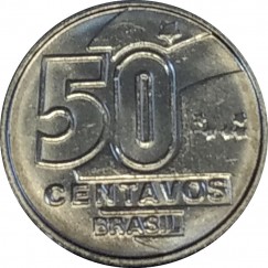 50 Centavos do Cruzado Novo FC - Brasil - 1989 - REF:410