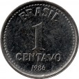 Moeda 1 centavo de cruzado - Brasil - 1986