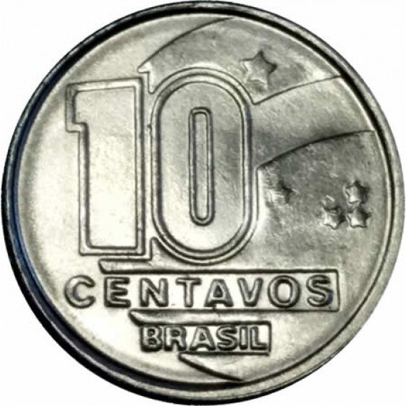 10 Centavos do Cruzado Novo FC - Brasil - 1989 - REF:408