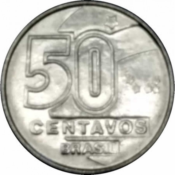 50 Centavos do Cruzado Novo FC - Brasil - 1990 - REF:411