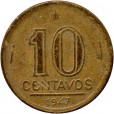 Moedas 10 centavos de cruzeiro - Brasil - 1947- REF:183