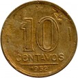 Moeda 10 centavos de cruzeiro - Brasil - 1952 - REF:202