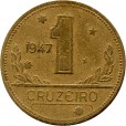 Moeda 1 cruzeiro - Brasil - 1947- REF:229