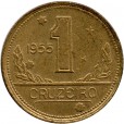 Moeda 1 cruzeiro - Brasil - 1955 - REF:236