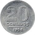 Moeda 20 centavos de cruzeiro - Brasil - 1958 - REF:265