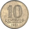 10 Centavos de Cruzeiro FC - Brasil - 1961 - REF:262