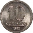 Moeda 10 centavos de cruzeiro - Brasil - 1960 FC - REF:261