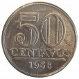 Moeda 50 Centavos de Cruzeiro FC - Brasil - 1958 - REF:270