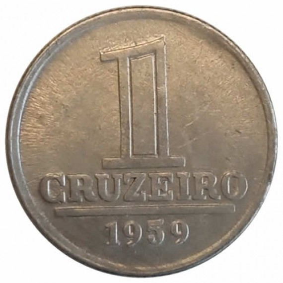 Moeda 1 Cruzeiro FC - Brasil - 1959 - REF:276