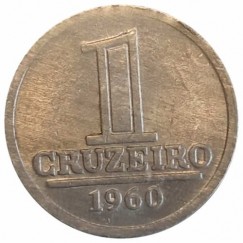 Moeda 1 Cruzeiro FC - Brasil - 1960 - REF:277